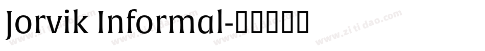 Jorvik Informal字体转换
